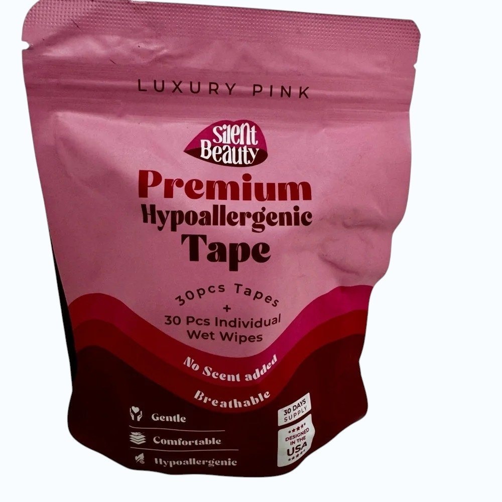New Luxury Pink‎ Premium Hypoallergenic Mouth Tape & Wipes